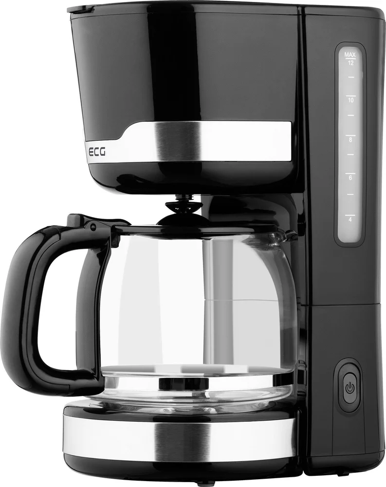 ECG Filterkaffeemaschine mit 1,5l Kaffeekanne und Permanentfilter